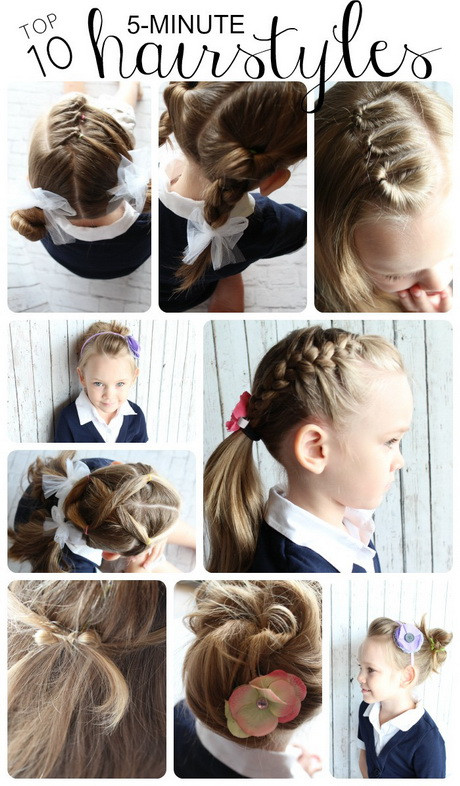 Best ideas about Easy 5 Minute Hairstyles
. Save or Pin 10 easy hairstyles for school Now.