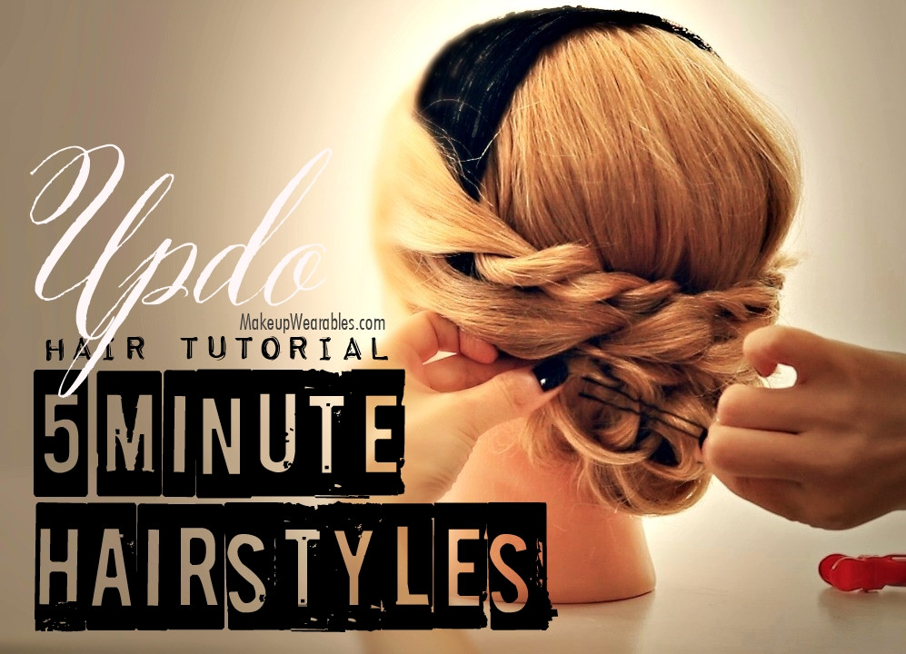 Best ideas about Easy 5 Minute Hairstyles
. Save or Pin 5 Minute Hairstyles Now.