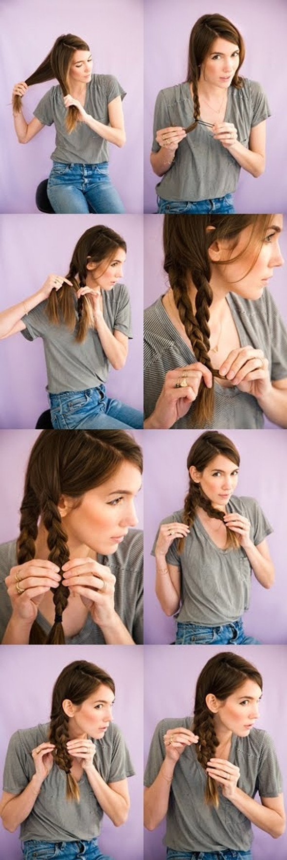 Best ideas about Easy 5 Minute Hairstyles
. Save or Pin 13 Five Minute Hairstyles For School Now.