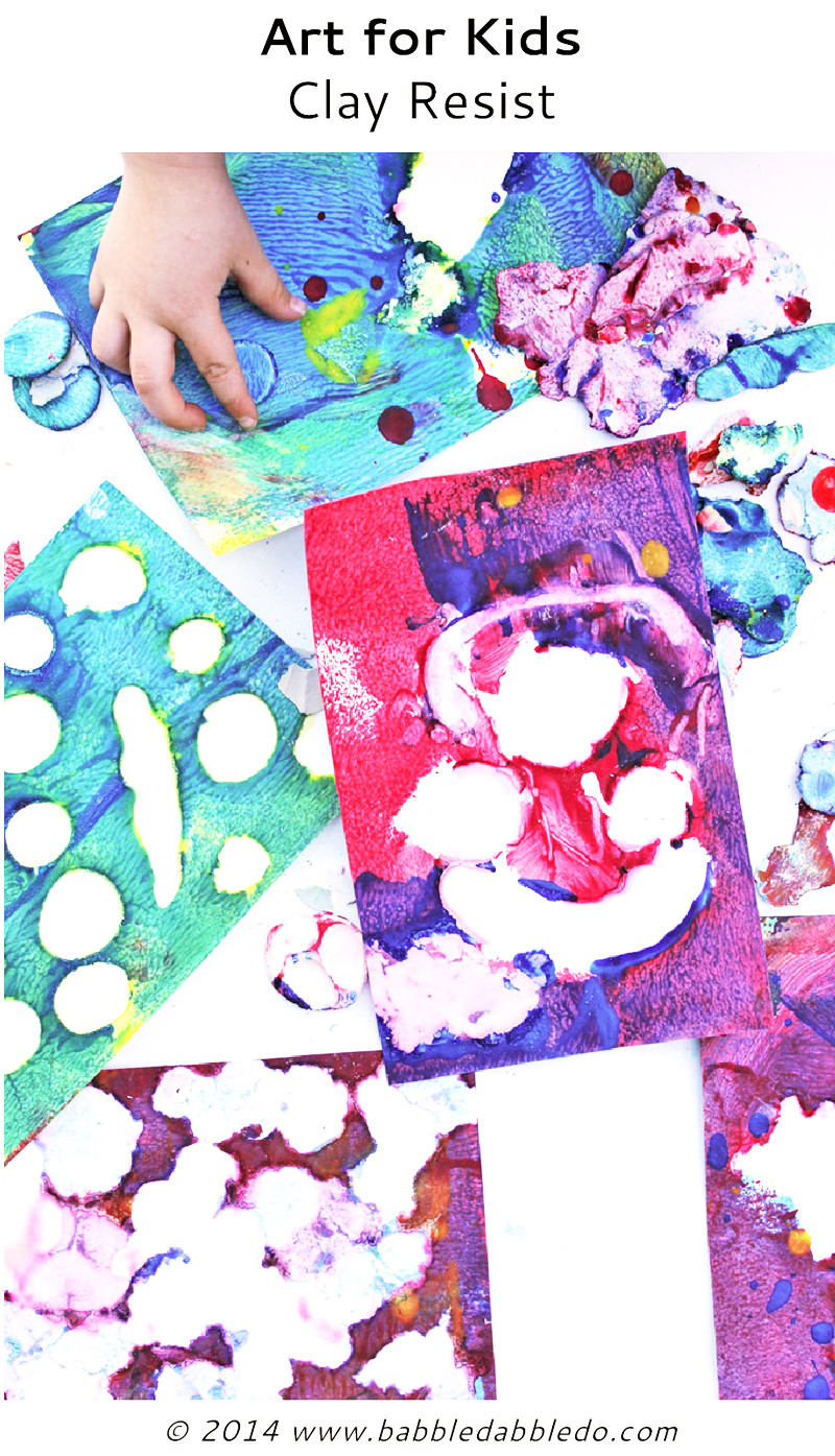 Best ideas about Easy Art Projects
. Save or Pin Easy Art Projects for Kids Clay Resist Babble Dabble Do Now.