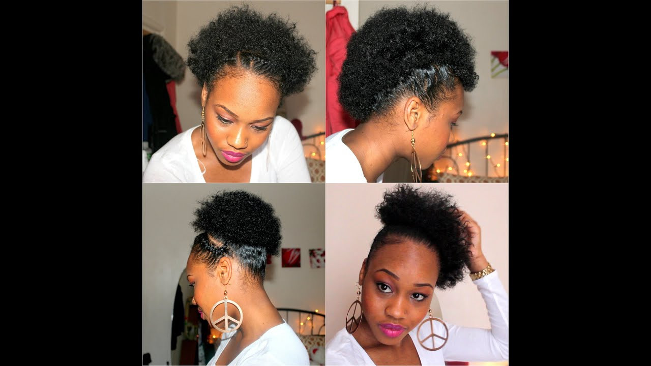 Best ideas about Easy Black Hairstyles For Medium Hair
. Save or Pin 21 Four Quick easy styles for Short Natural Hair Now.