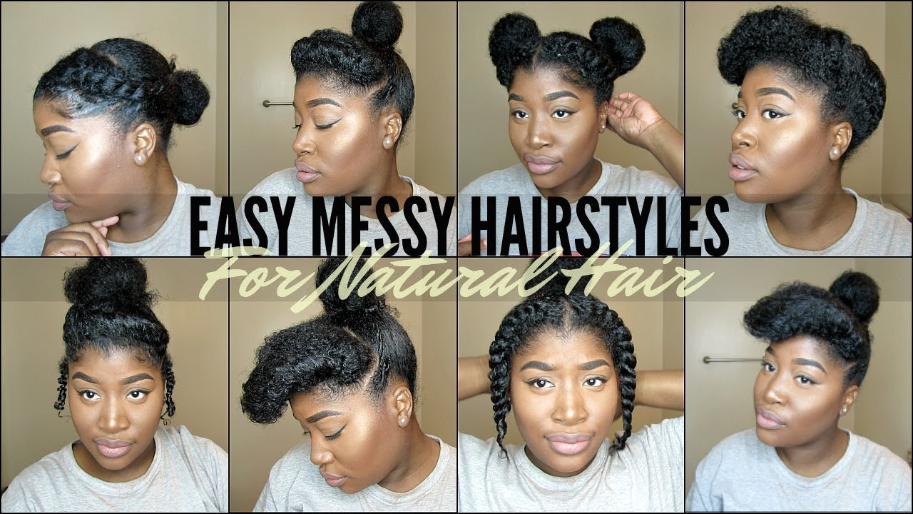 Best ideas about Easy Black Hairstyles For Medium Hair
. Save or Pin 8 QUICK & EASY NATURAL HAIRSTYLES FOR 4 TYPE NATURAL HAIR Now.