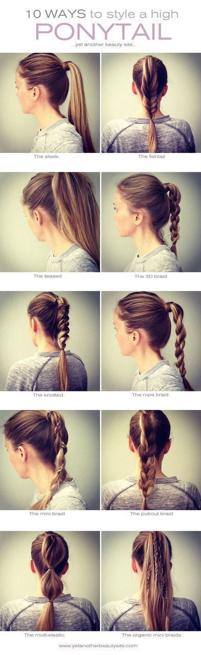 Best ideas about Easy Casual Hairstyles
. Save or Pin 10 easy ways to style a high pony tail especially for Now.