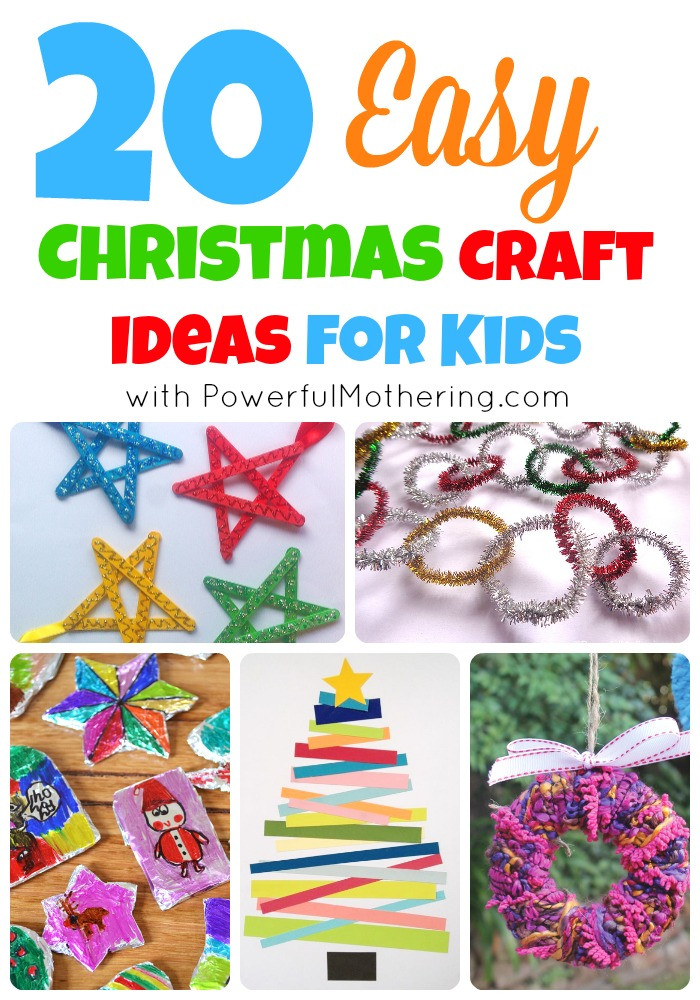 Best ideas about Easy Christmas Craft Ideas
. Save or Pin 20 Easy Christmas Craft Ideas for Kids Now.