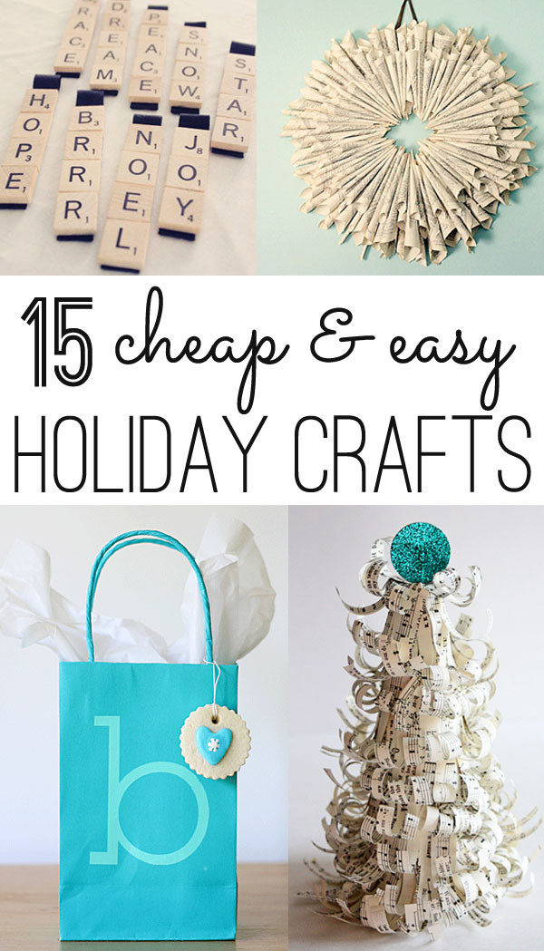 Best ideas about Easy Christmas Craft Ideas
. Save or Pin Christmas crafts 12 cheap and easy ideas Now.