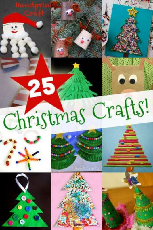 Best ideas about Easy Christmas Craft Ideas
. Save or Pin 25 Easy Christmas Crafts for Kids to Make Now.