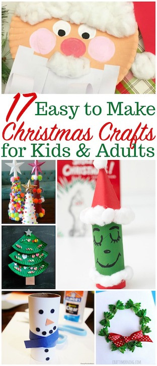 Best ideas about Easy Christmas Crafts For Adults
. Save or Pin Easy Christmas Crafts for Kids and Adults to Create Now.