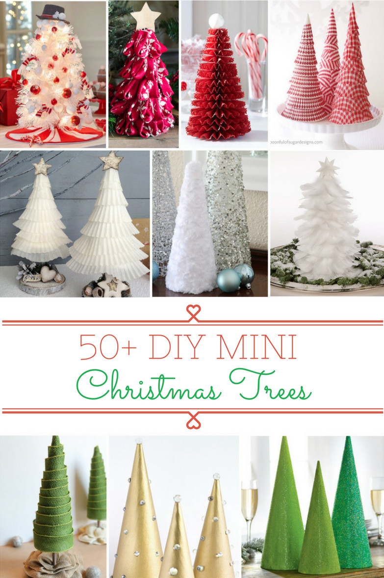 Best ideas about Easy Christmas DIY
. Save or Pin 50 DIY Mini Christmas Trees Prudent Penny Pincher Now.