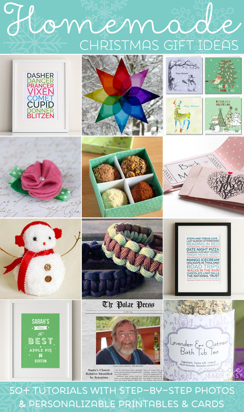 Best ideas about Easy Christmas Gift Ideas
. Save or Pin Easy Homemade Christmas Gift Ideas Make Inexpensive Now.