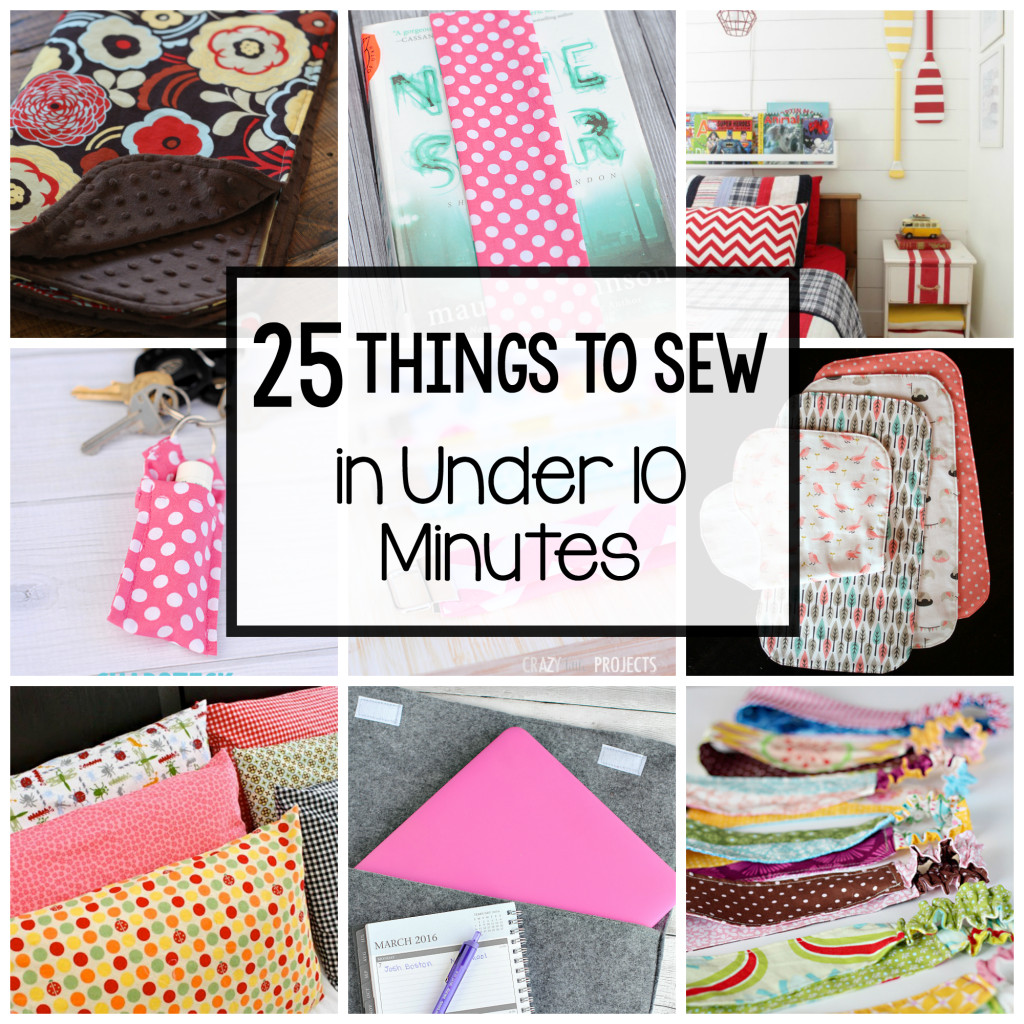 Best ideas about Easy Craft Projects
. Save or Pin Easy Sewing Projects 25 Things to Sew in Under 10 Minutes Now.
