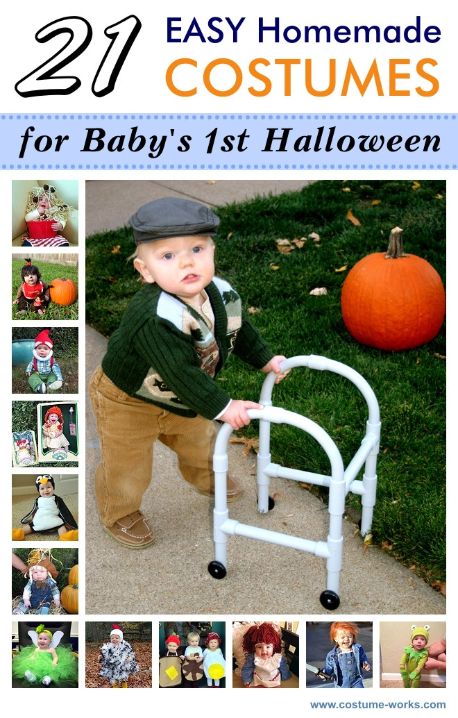 Best ideas about Easy DIY Baby Costumes
. Save or Pin 21 Easy Homemade Costumes for Baby s First Halloween Now.