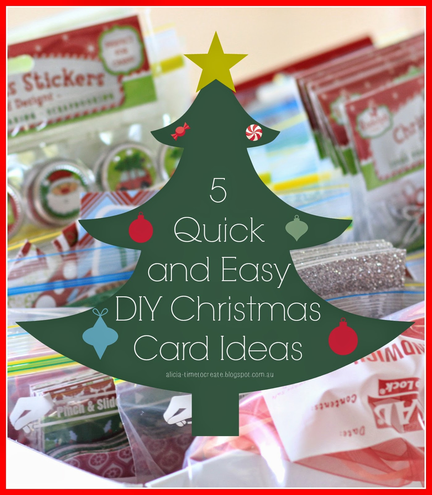 Best ideas about Easy DIY Christmas Cards
. Save or Pin Time to Create 5 Quick and Easy DIY Christmas Card Ideas Now.