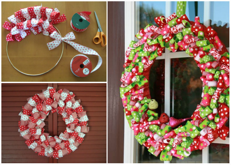 Best ideas about Easy DIY Christmas Wreaths
. Save or Pin Wonderful DIY Easy Ribbon Christmas Wreath Now.