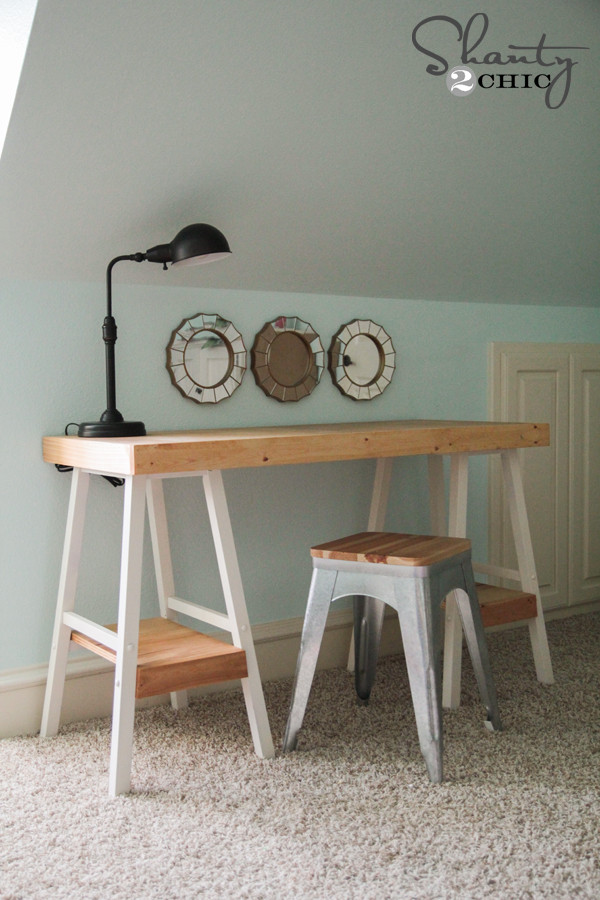 Best ideas about Easy DIY Desk
. Save or Pin Simple DIY Desk Shanty 2 Chic Now.