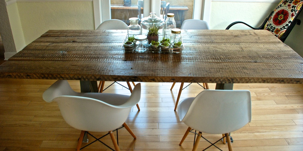 Best ideas about Easy DIY Dining Table
. Save or Pin DIY Reclaimed Wood Table Now.