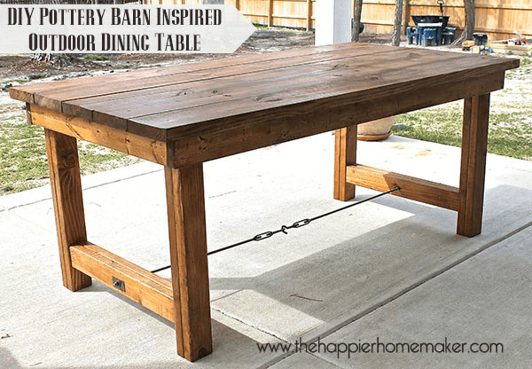 Best ideas about Easy DIY Dining Table
. Save or Pin DIY Pottery Barn Inspired Dining Table Now.
