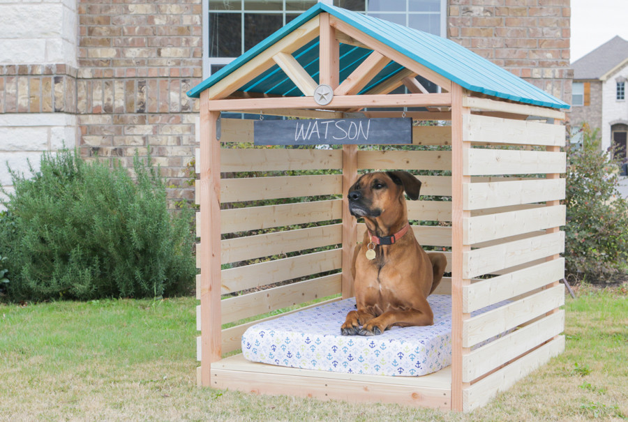 Best ideas about Easy DIY Doghouse
. Save or Pin DIY Doghouse Gazebo Now.