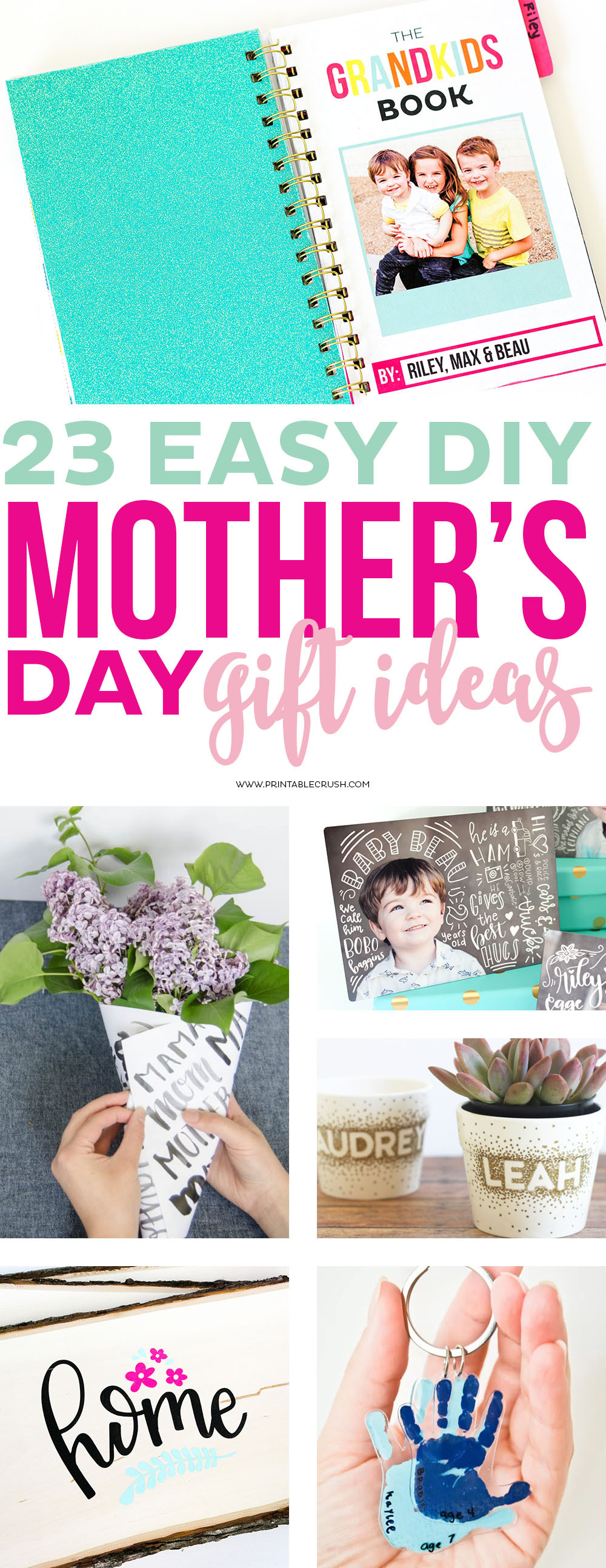 Best ideas about Easy DIY Gifts For Mom
. Save or Pin 23 Easy DIY Mother s Day Gift Ideas Printable Crush Now.