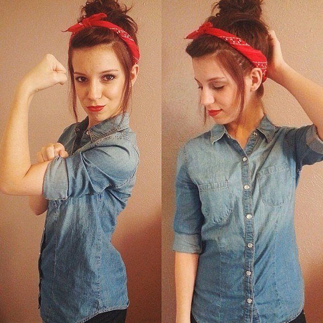 Best ideas about Easy DIY Halloween Costume For Women
. Save or Pin Rosie the Riveter Now.