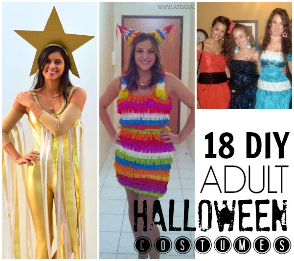 Best ideas about Easy DIY Halloween Costumes For Adults
. Save or Pin 18 DIY Halloween costumes for adults C R A F T Now.
