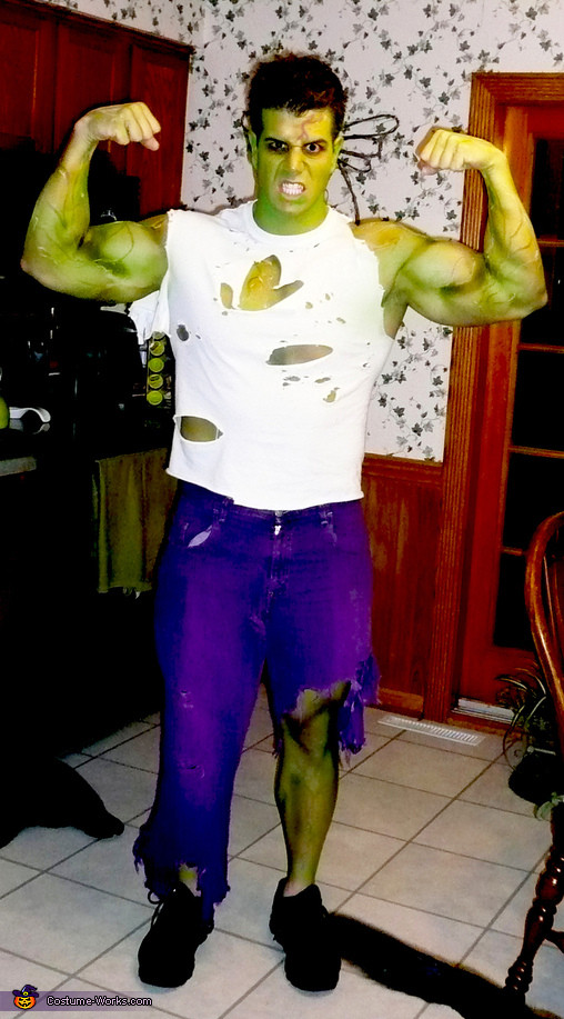 Best ideas about Easy DIY Halloween Costumes For Men
. Save or Pin The Incredible Hulk Adult Costume Now.