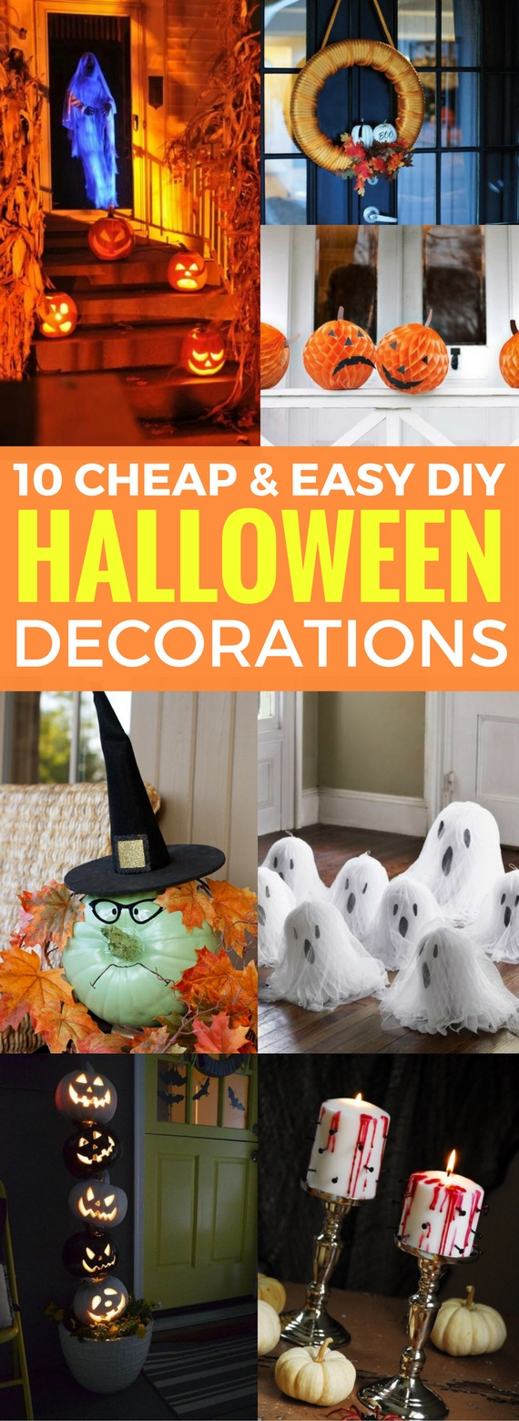 Best ideas about Easy DIY Halloween Decorations
. Save or Pin 10 Cheap And Easy DIY Halloween Decorations Craftsonfire Now.
