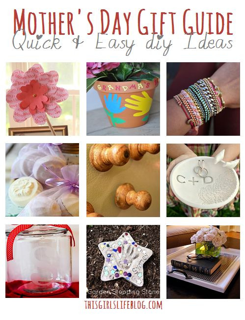 Best ideas about Easy DIY Mother'S Day Gifts
. Save or Pin Mother s Day Gift Guide Quick & Easy DIY Ideas Now.