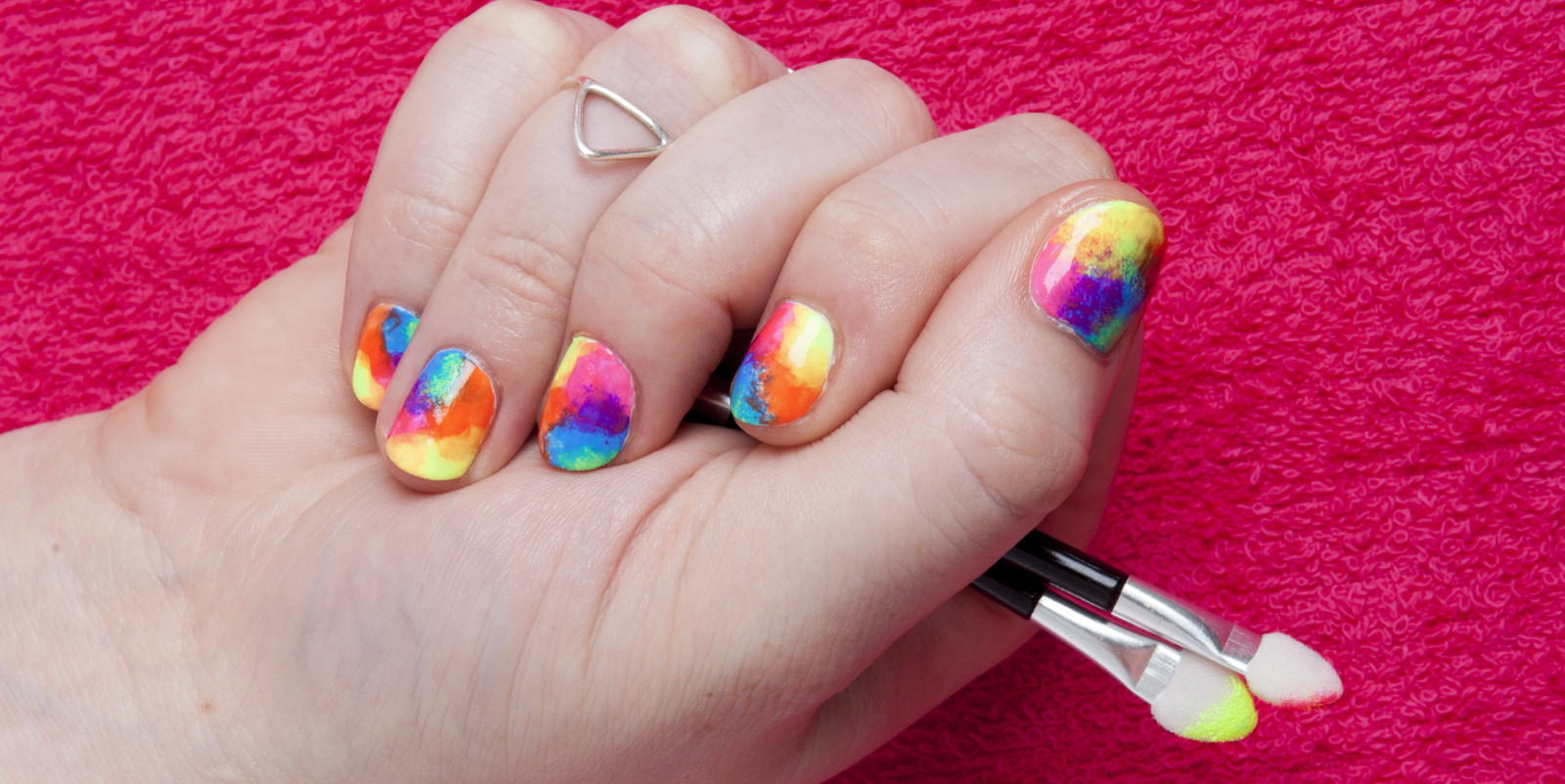 Best ideas about Easy DIY Nail Art
. Save or Pin DIY nail art rainbow tie dye in five easy steps Now.