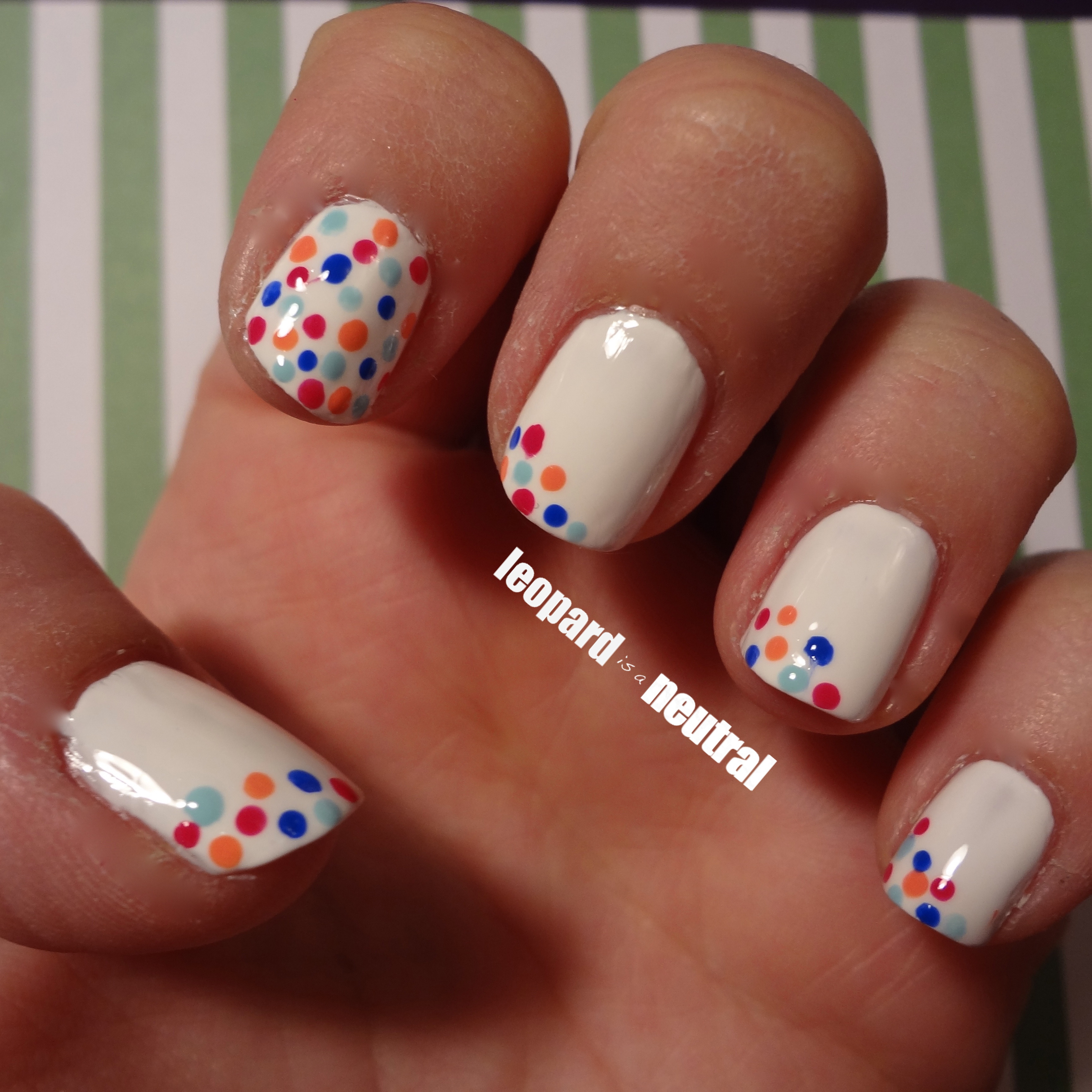 Best ideas about Easy DIY Nail Art
. Save or Pin Easy DIY Spring Nail Art whimsical polka dots Now.