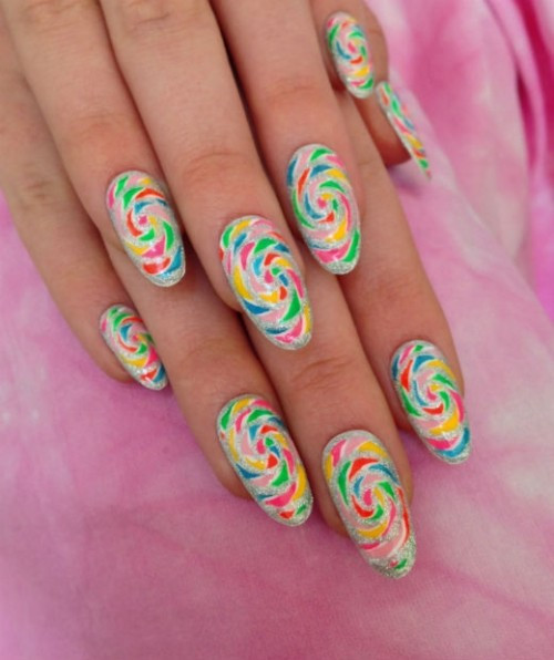 Best ideas about Easy DIY Nail Art
. Save or Pin Easy DIY Candy Swirls Nail Art Now.