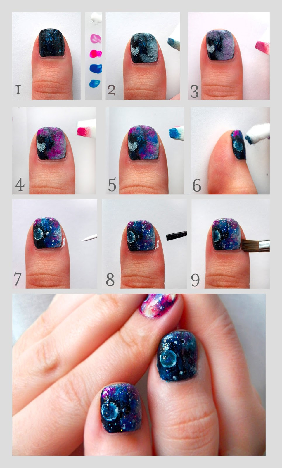 Best ideas about Easy DIY Nails Designs
. Save or Pin Teen DIY Galaxy Nails Tutorial Now.