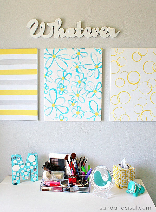 Best ideas about Easy DIY Paintings
. Save or Pin Teen Room Makeover Sand and Sisal Now.