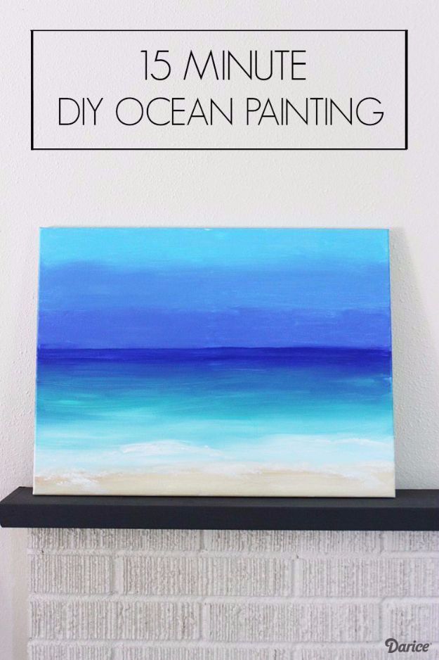 Best ideas about Easy DIY Paintings
. Save or Pin 15 Super Easy DIY Canvas Painting Ideas For Artistic Home Now.