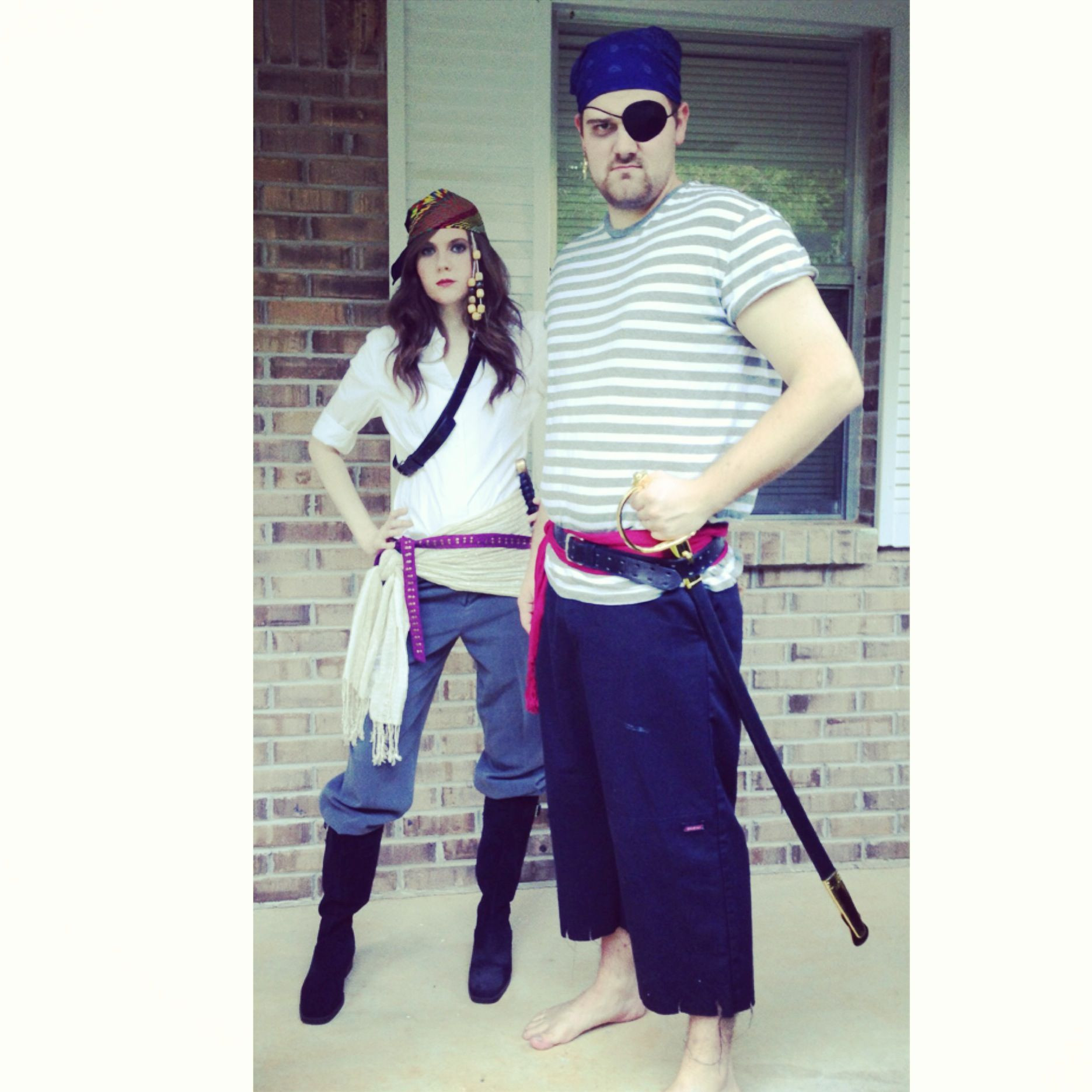 Best ideas about Easy DIY Pirate Costumes
. Save or Pin DIY pirate costumes my bestie in the photo with her man Now.