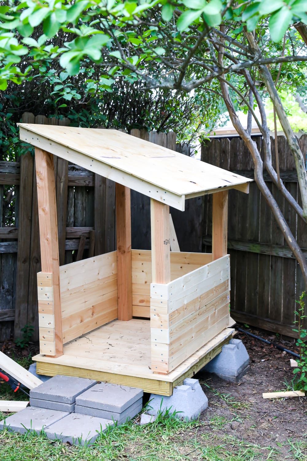 Best ideas about Easy DIY Playhouse
. Save or Pin Easy DIY Backyard Playhouse Love & Renovations Now.