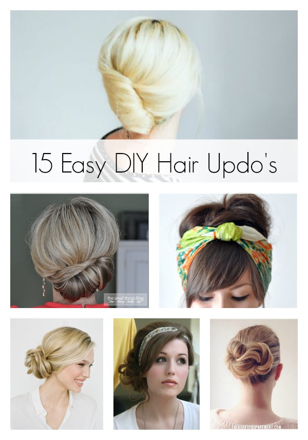 Best ideas about Easy DIY Updos
. Save or Pin 15 Easy DIY Hair Updo s artzycreations Now.