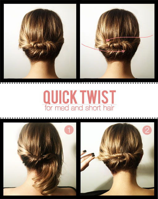Best ideas about Easy DIY Updos
. Save or Pin Hair Tutorials For Short Hair fashionsy Now.