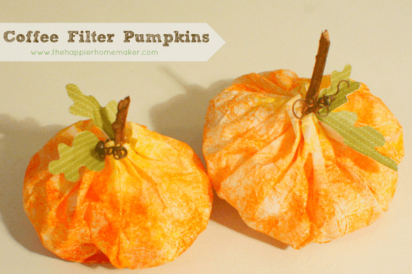 Best ideas about Easy Fall Crafts For Seniors
. Save or Pin Coffee Filter Pumpkins Now.