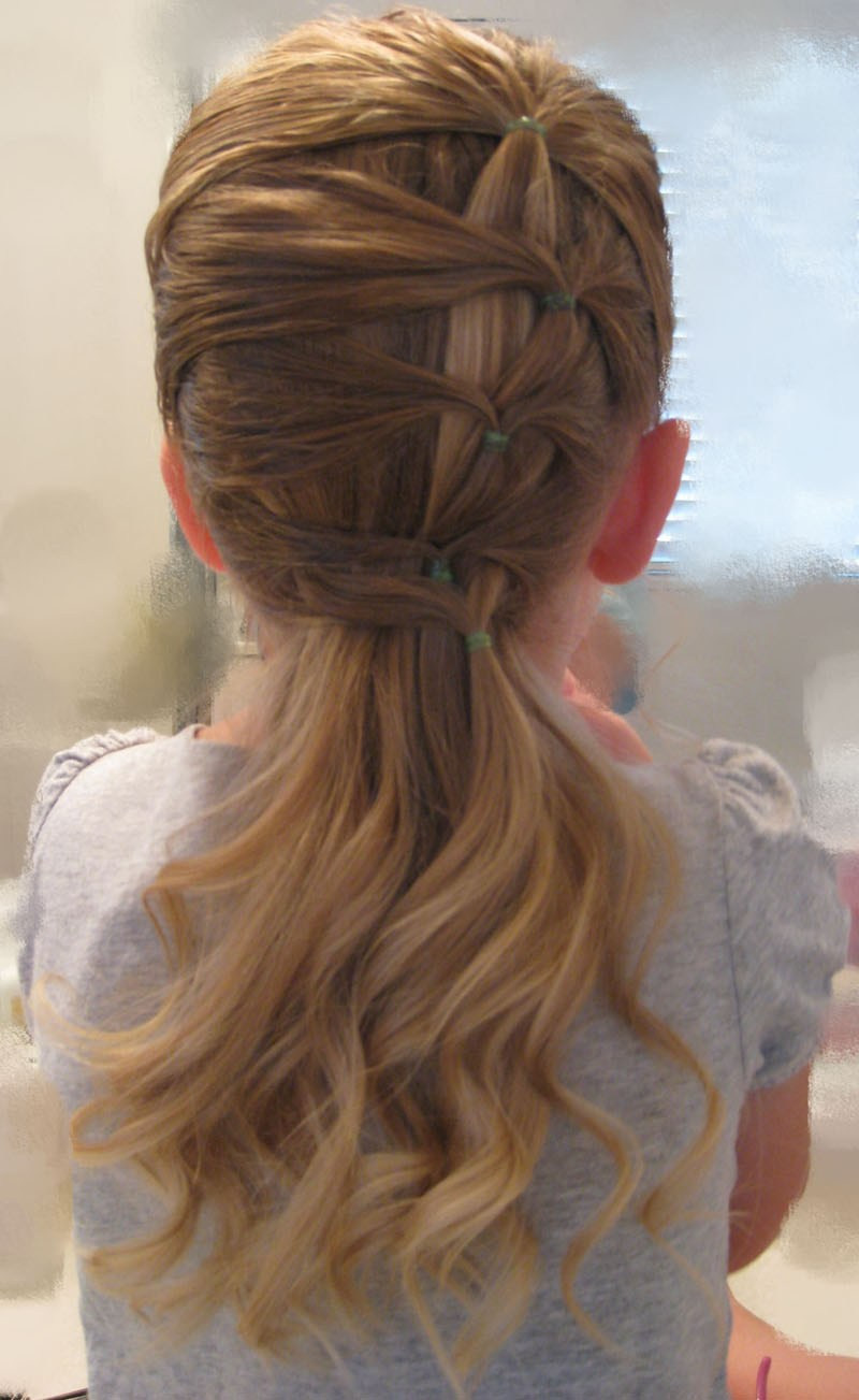 Best ideas about Easy Hairstyle Video
. Save or Pin A Fancy Row of Ponytails Babes In Hairland Now.