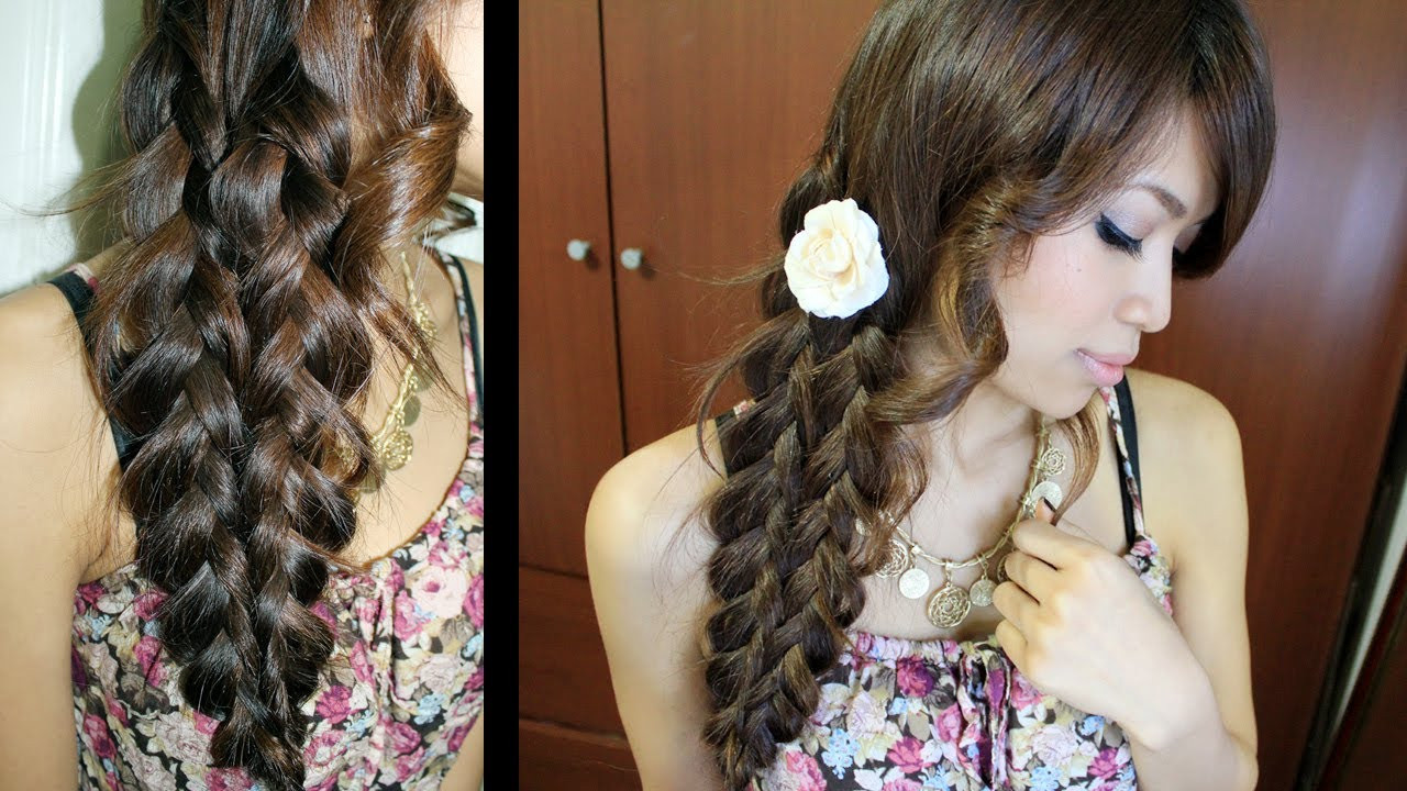 Best ideas about Easy Hairstyle Youtube
. Save or Pin Mermaid Tail Braid Hairstyle Hair Tutorial Now.