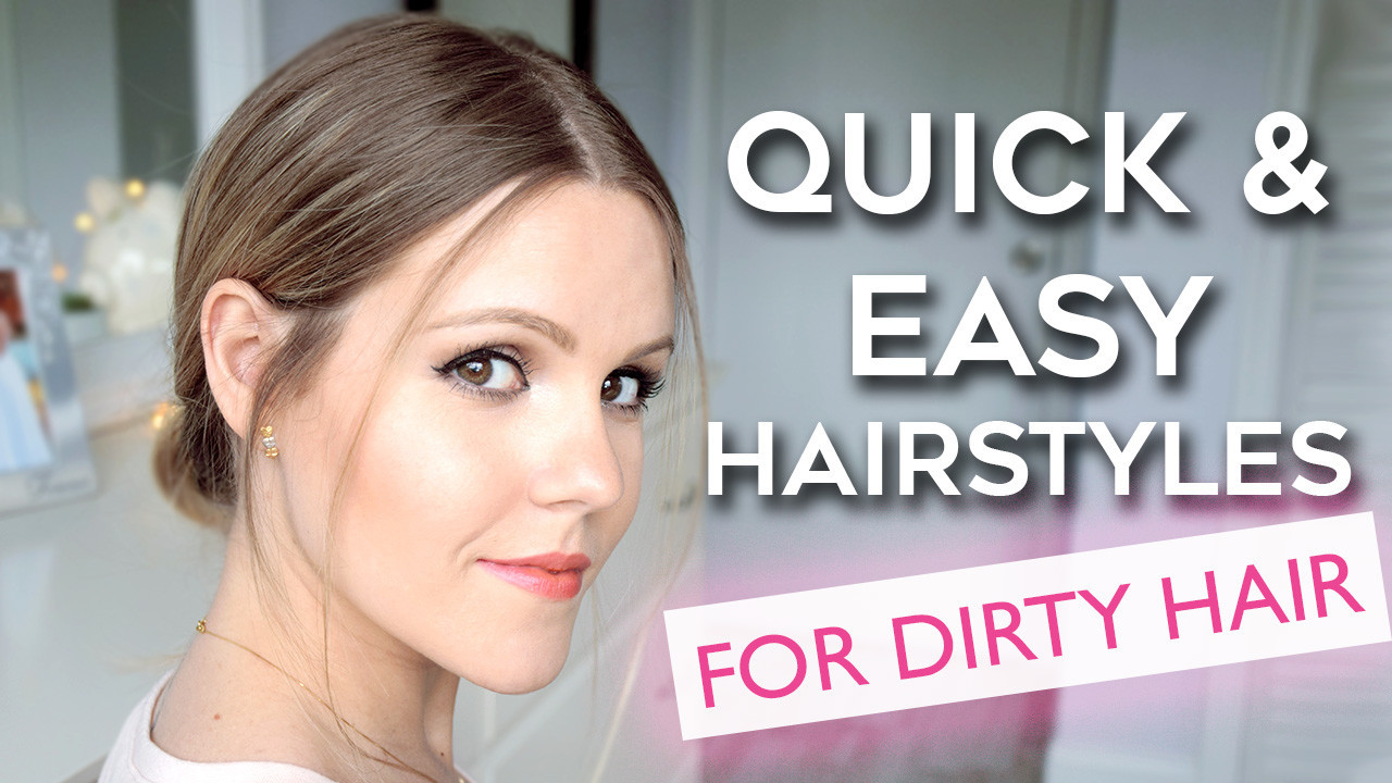Best ideas about Easy Hairstyles For Dirty Hair
. Save or Pin Quick and Easy Hairstyles For Dirty Hair Now.