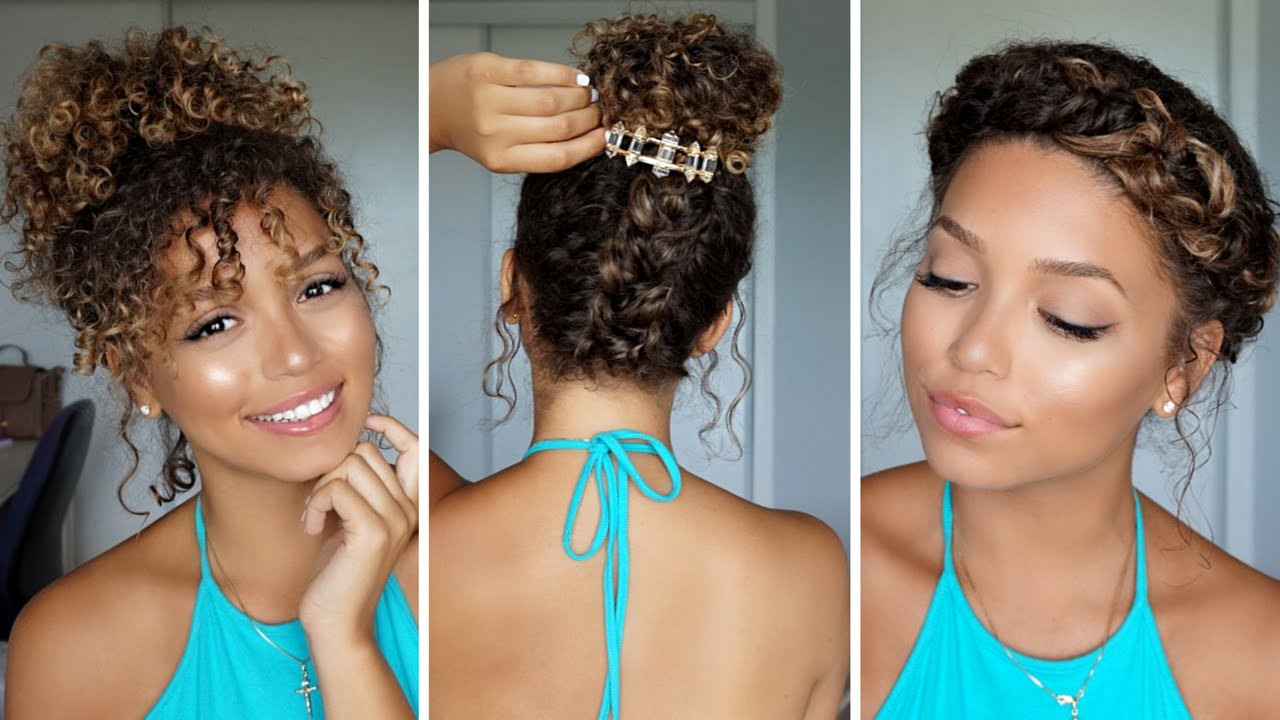 Best ideas about Easy Hairstyles For Frizzy Hair
. Save or Pin 3 Summer Hairstyles for Curly Hair Now.
