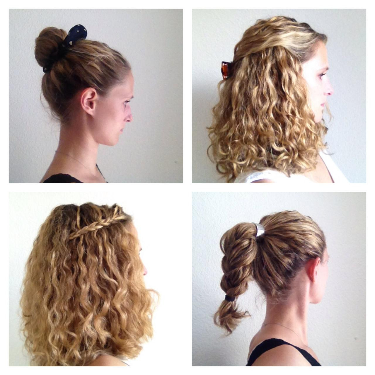 Best ideas about Easy Hairstyles For Frizzy Hair
. Save or Pin DIY Easy & simple hairstyles without heat Now.