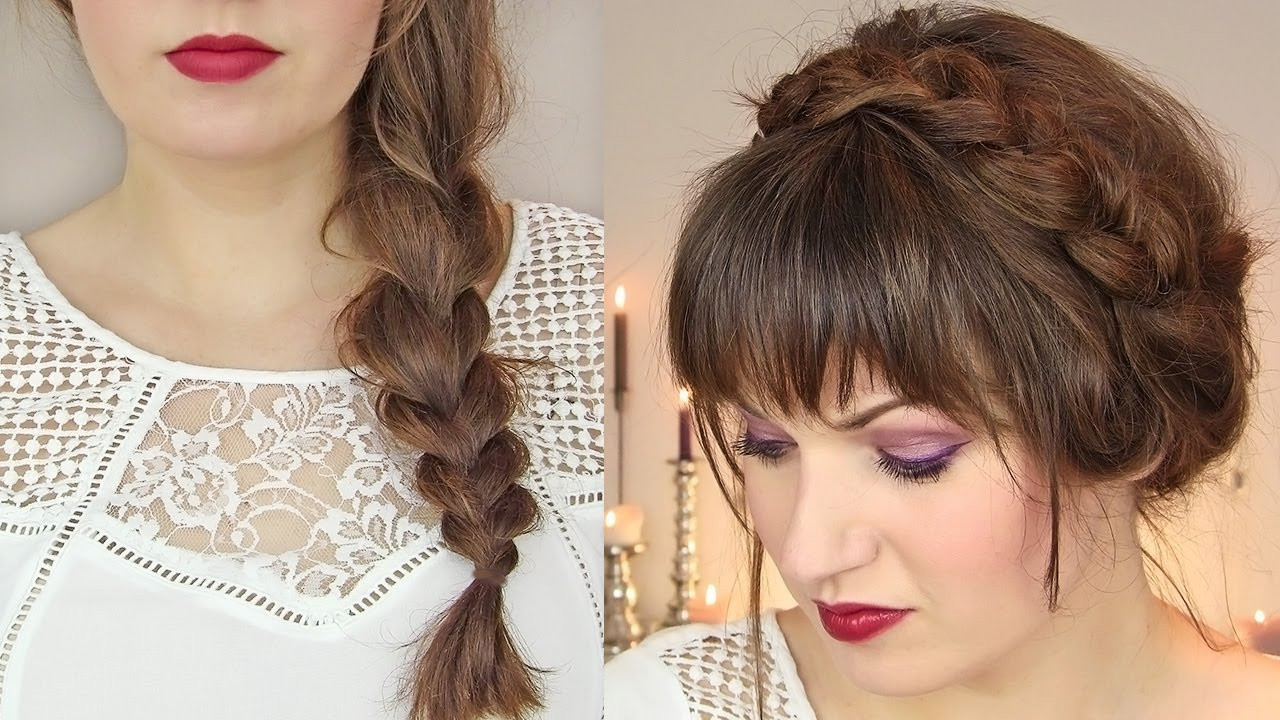 Best ideas about Easy Hairstyles For Thin Hair Step By Step
. Save or Pin Cute Hairstyles for Thin Hair Thick Braid & Milkmaid Updo Now.