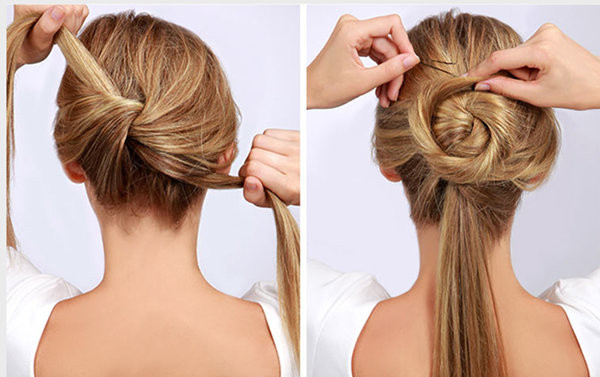 Best ideas about Easy Hairstyles For Thin Hair Step By Step
. Save or Pin 10 Easy Wedding Updo Hairstyles with Steps EverAfterGuide Now.