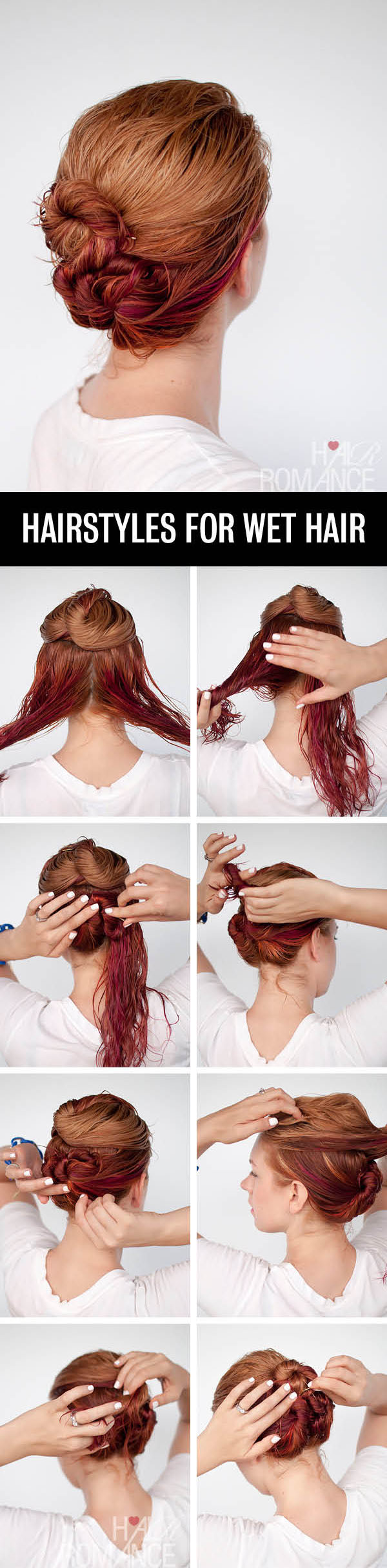 Best ideas about Easy Hairstyles For Wet Hair
. Save or Pin ピンク·オレンジジュース GET READY FAST WITH 7 EASY HAIRSTYLE Now.