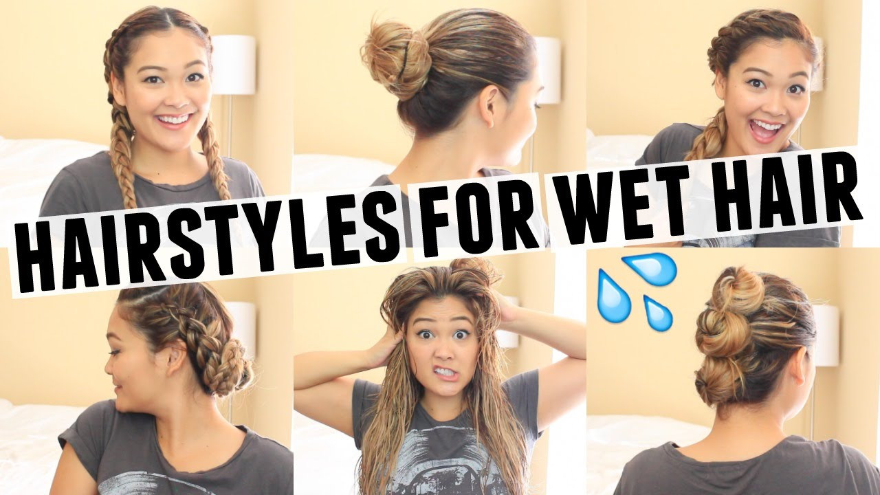 Best ideas about Easy Hairstyles For Wet Hair
. Save or Pin 6 EASY HAIRSTYLES FOR WET HAIR Now.