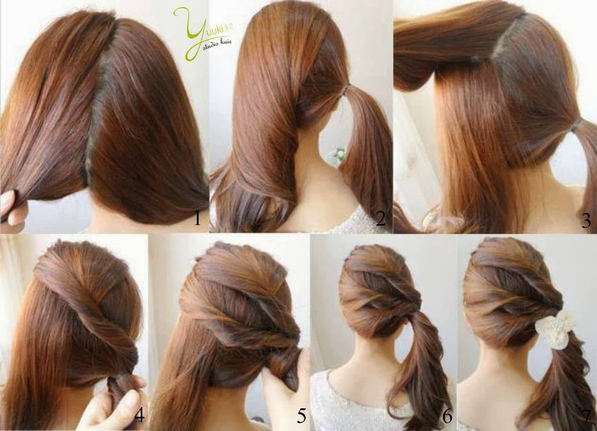 Best ideas about Easy Hairstyles Step By Step
. Save or Pin 10 Awesome Hairstyles For Lazy Girls Now.