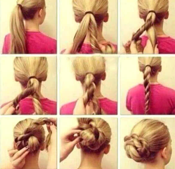 Best ideas about Easy Hairstyles Step By Step
. Save or Pin Easy Updos 10 Cute and Quick Updos For Every Occasion Now.