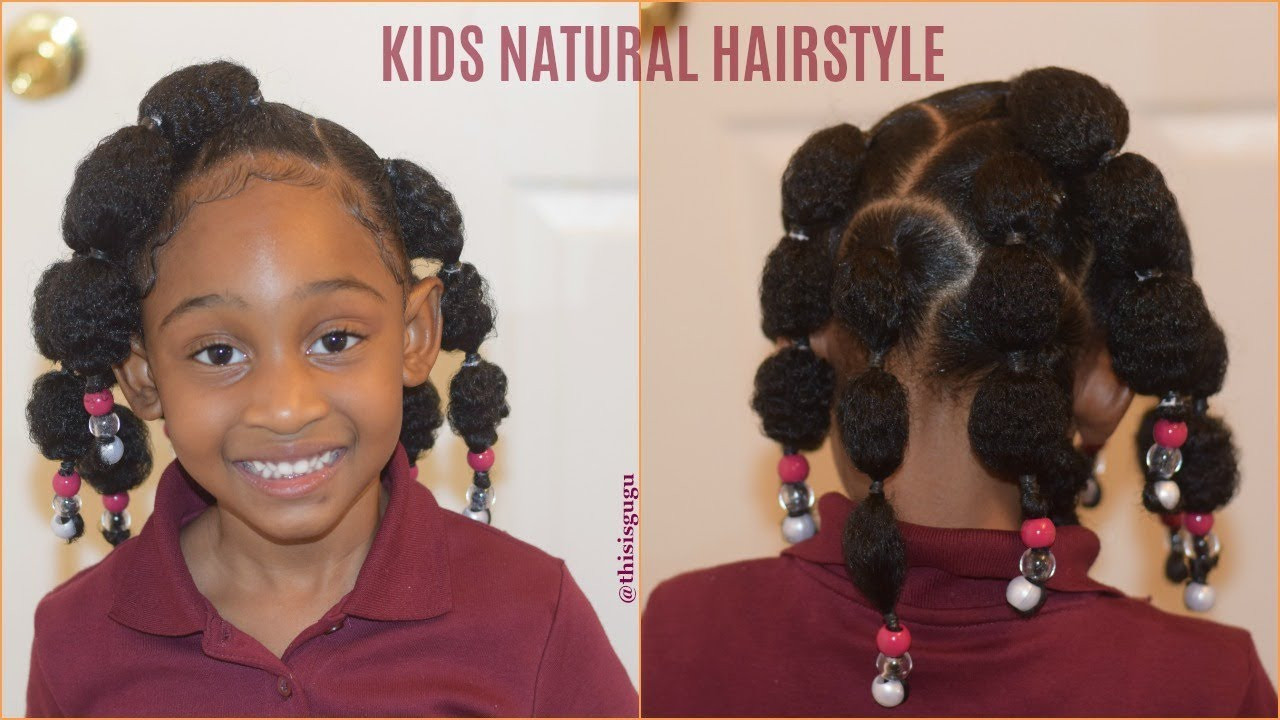 Best ideas about Easy Hairstyles With Rubber Bands
. Save or Pin KIDS NATURAL HAIRSTYLES Rubberband Puff Balls Easy Quick Now.
